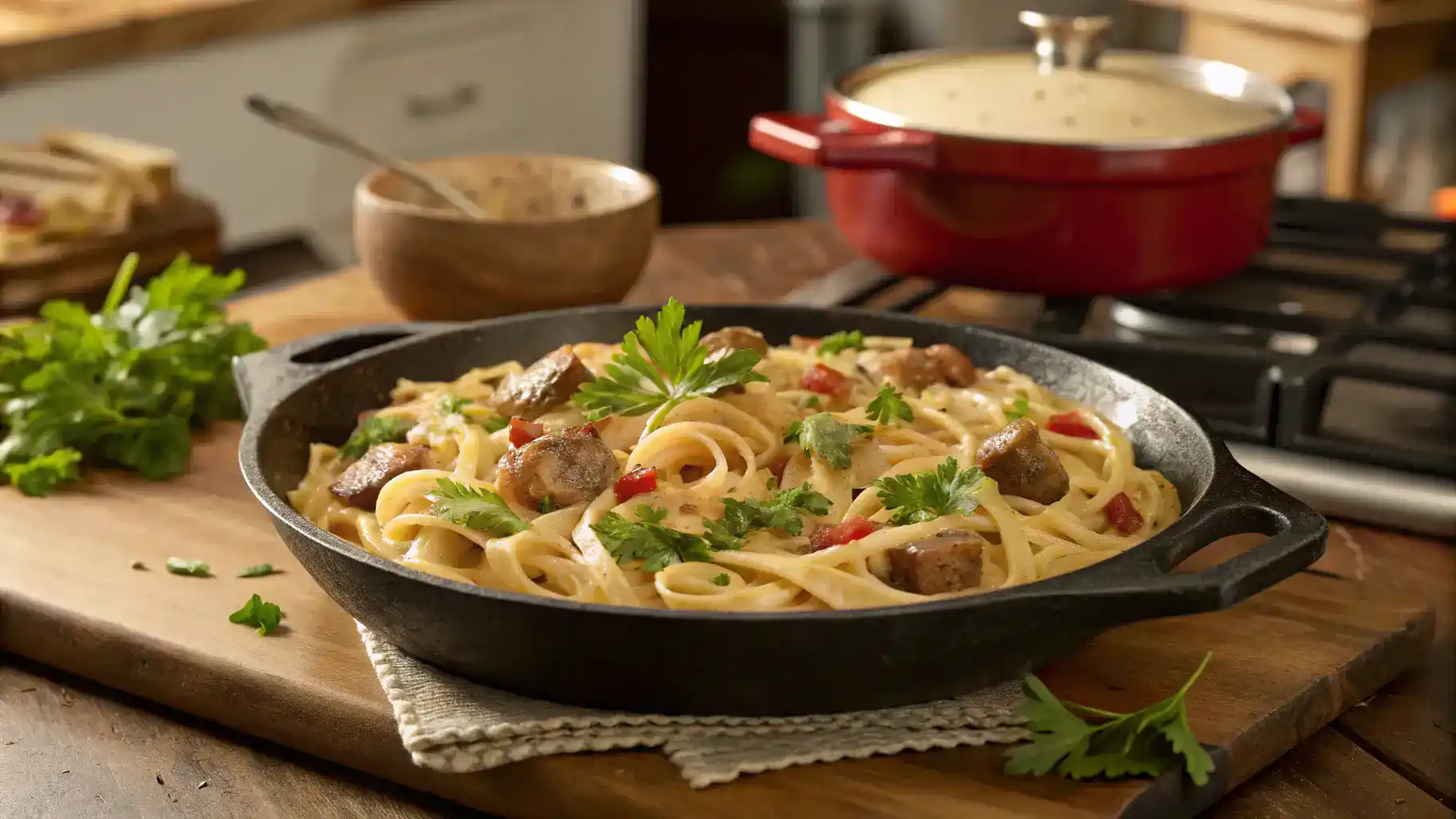 Creamy Cajun Sausage Pasta: The Ultimate Comfort Dish!