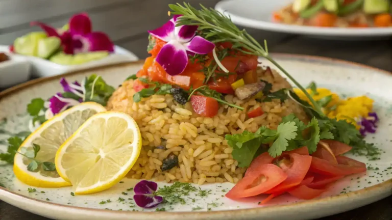 A beautifully plated Mounjaro dish ready to be served.