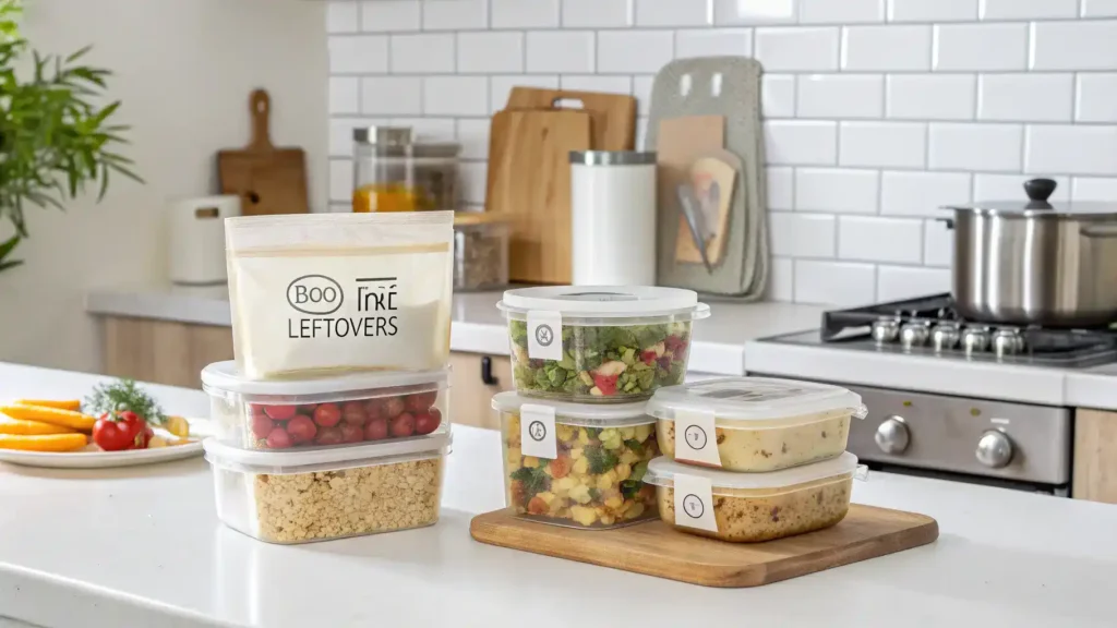Proper storage methods for Bo Ne leftovers.