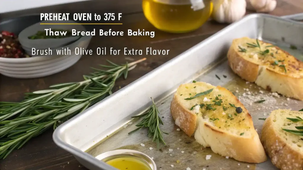Pro tips for making the best frozen garlic bread.