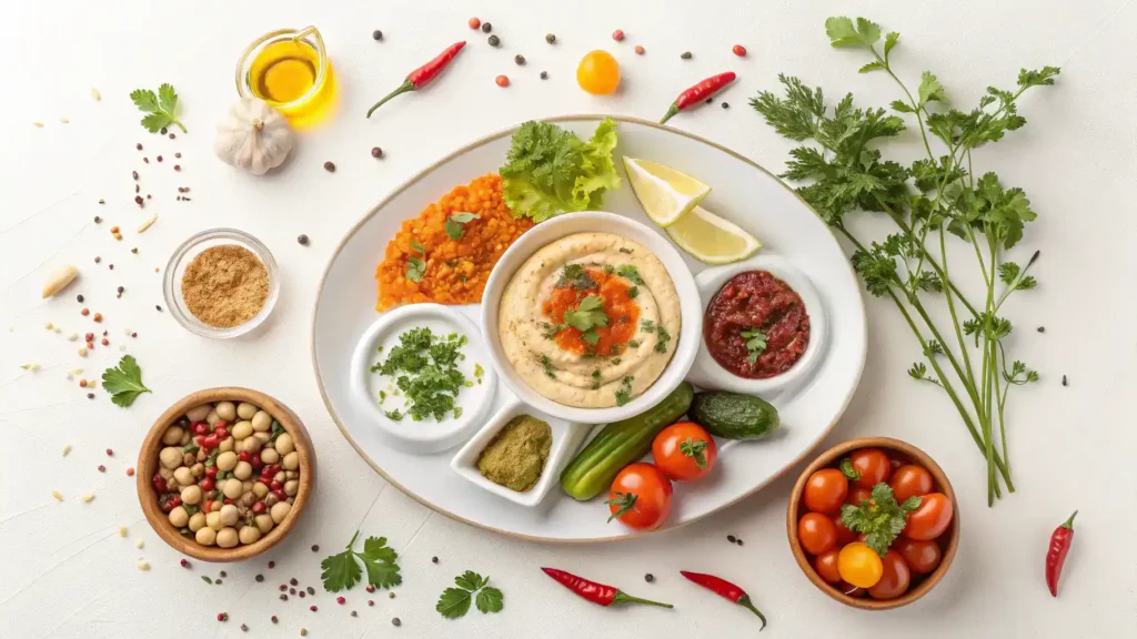 Serving suggestions for choru, including garnishes and side dishes.