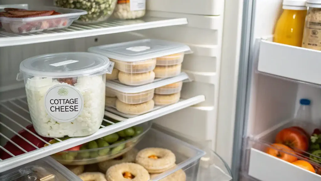 Proper storage methods for cottage cheese bagels to keep them fresh.