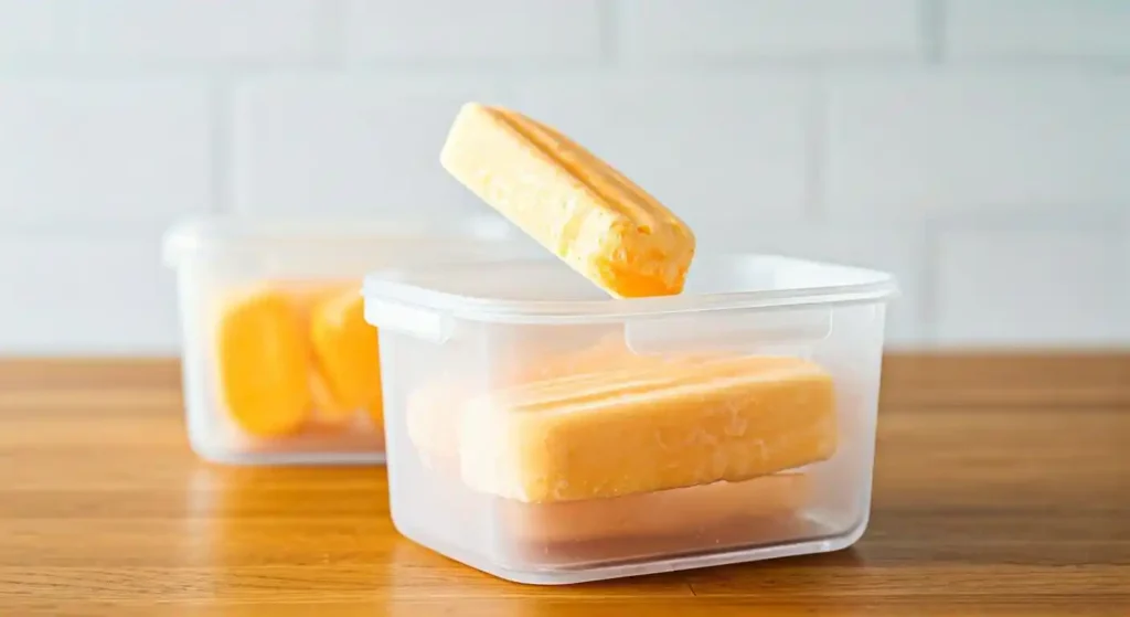 Storage tips for leftover orange creamsicles.