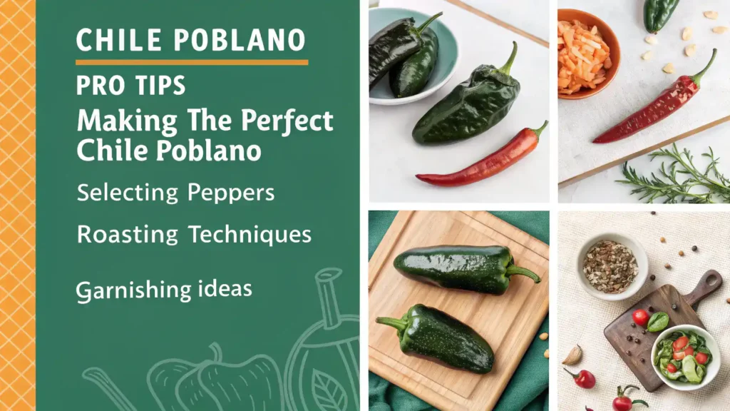 Pro tips for making the perfect Chile Poblano.