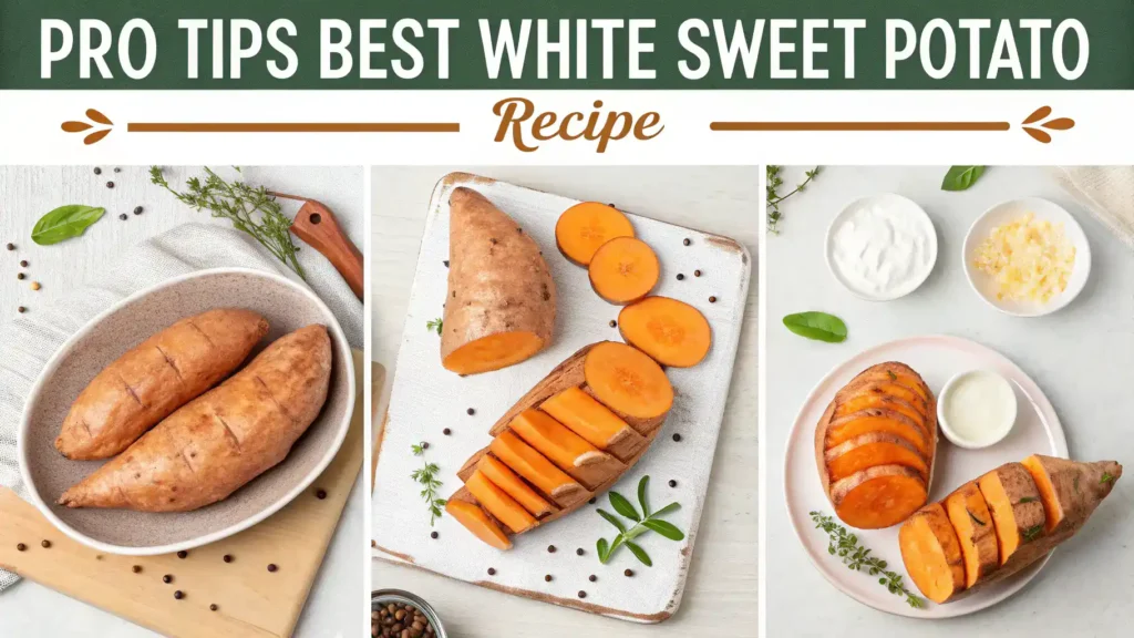 Pro tips for making the best white sweet potato dish, including ingredient selection and cooking techniques.