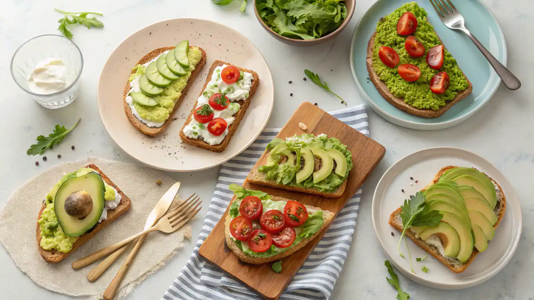 Different serving ideas for gluten free bread.