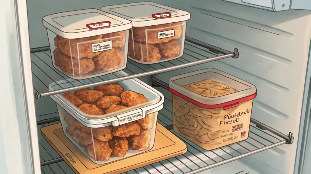 Storage and reheating tips for Maryland Fried Chicken.