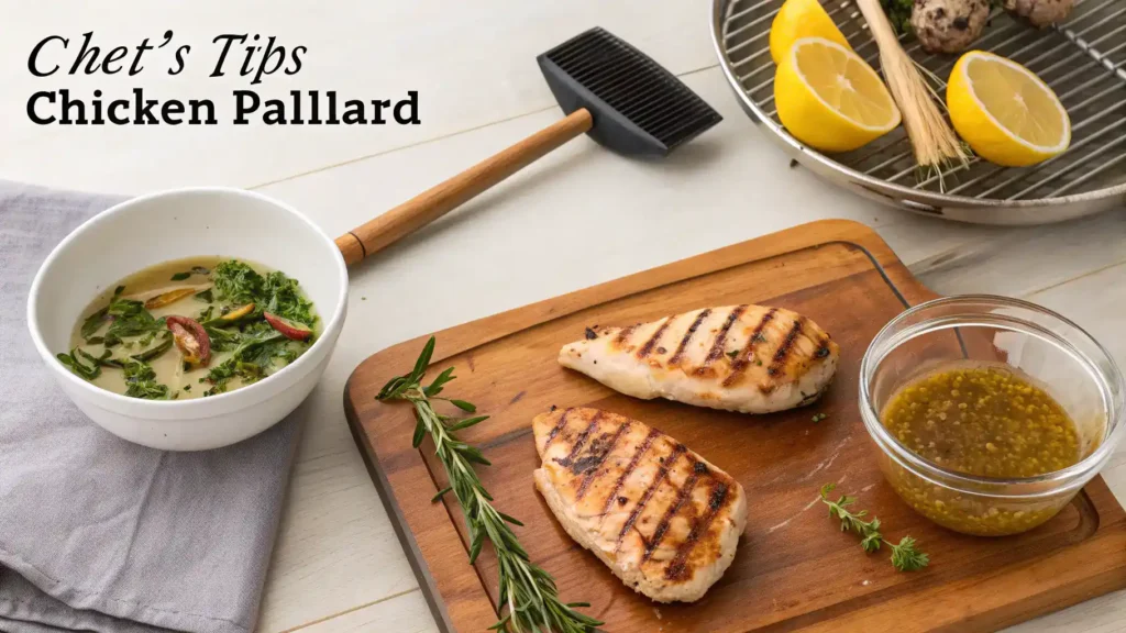 Pro tips for making chicken paillard.