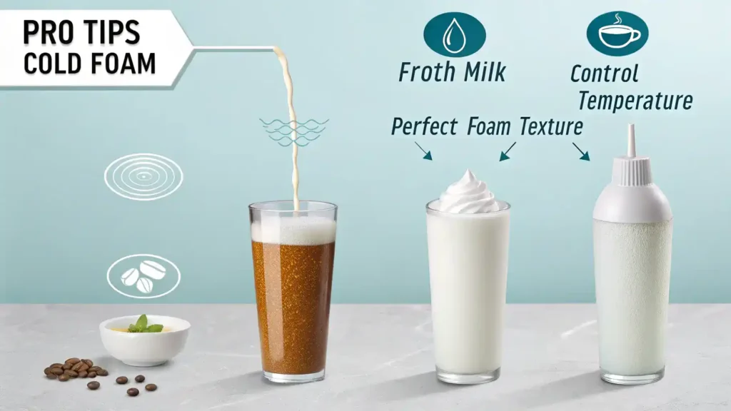 Pro tips for making the perfect cold foam.