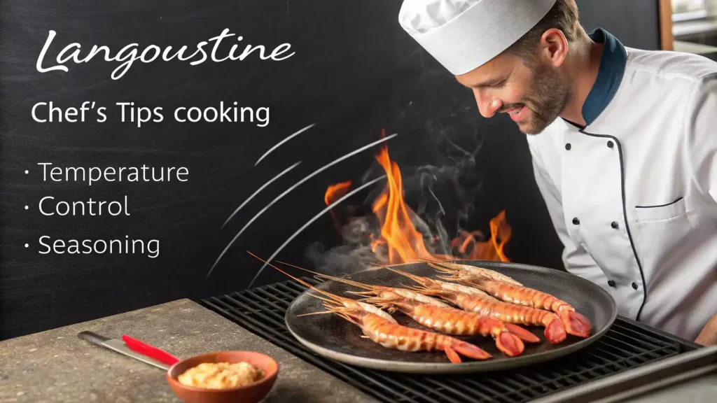 Chef's tips for cooking langoustine with fresh ingredients.