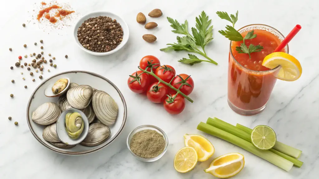 Pro tips for making a Clamato drink with fresh ingredients and spices.