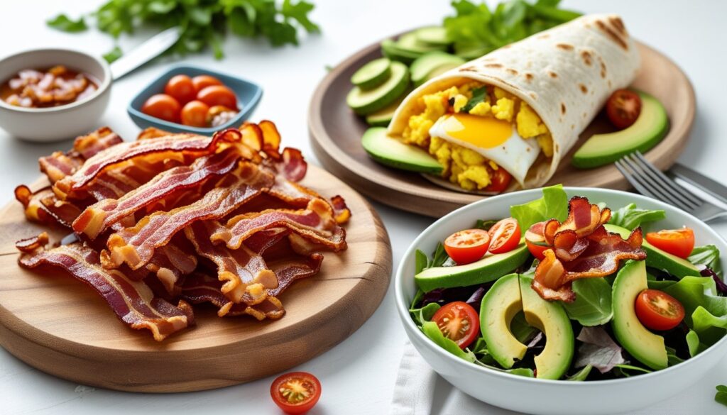 Ways to serve crispy bacon.