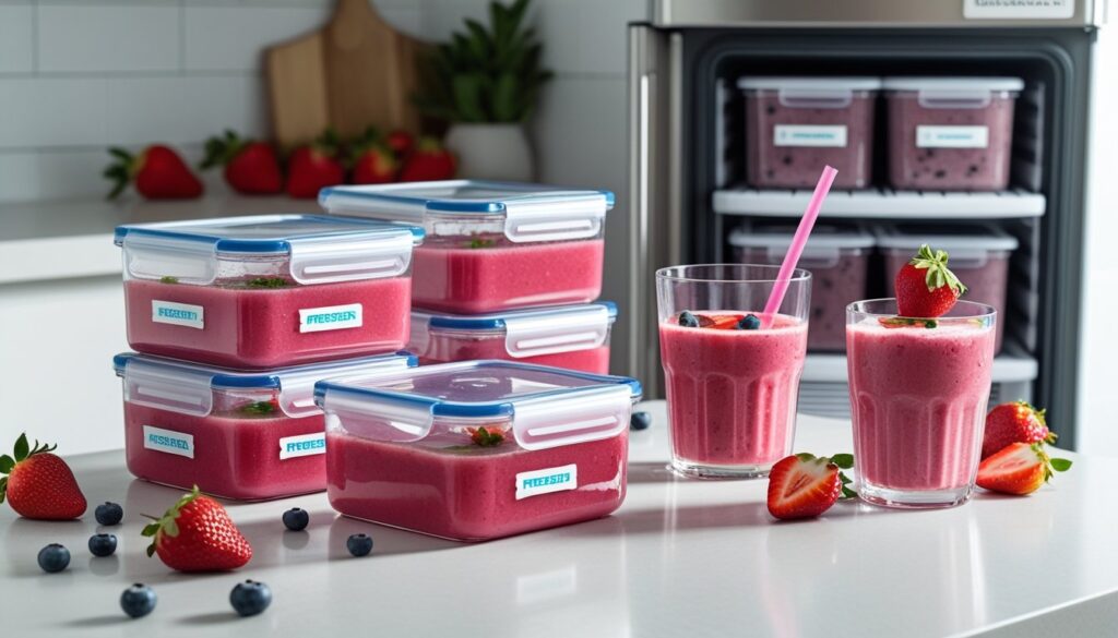 Storage tips for Strawberry Acai Refresher.