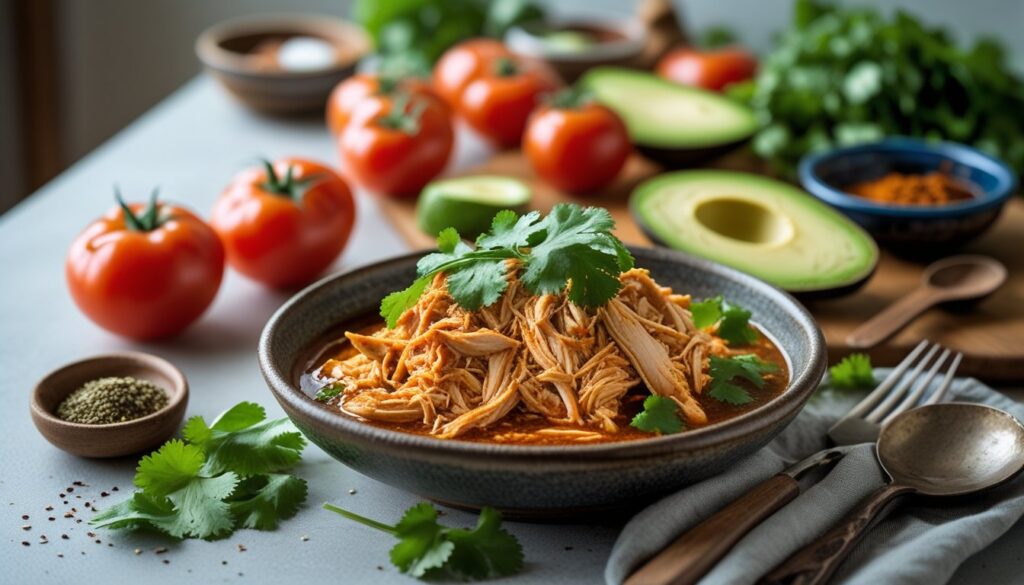 Pro tips for making Chicken Tinga with fresh ingredients.