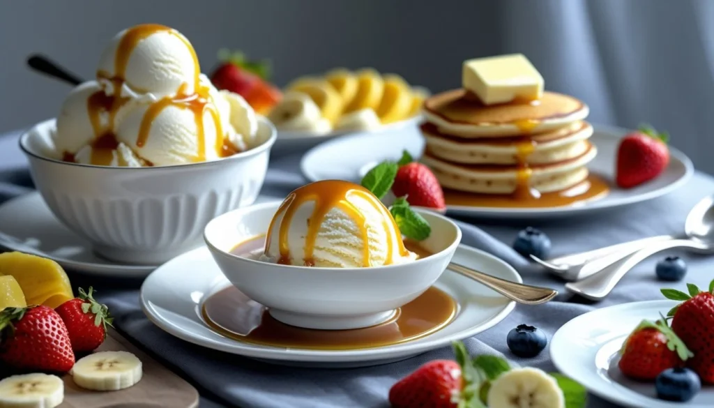 Delicious serving suggestions for carmal.