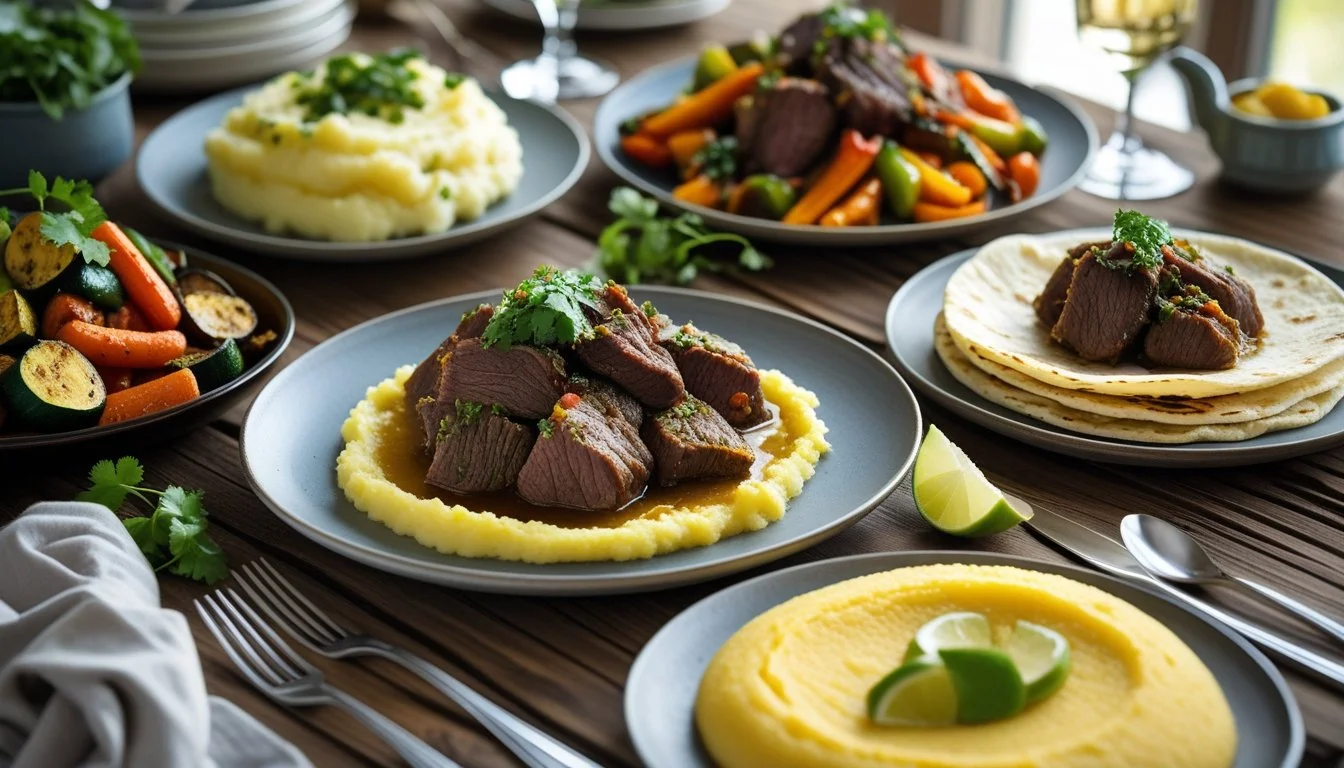 Different ways to serve beef cheek meat.