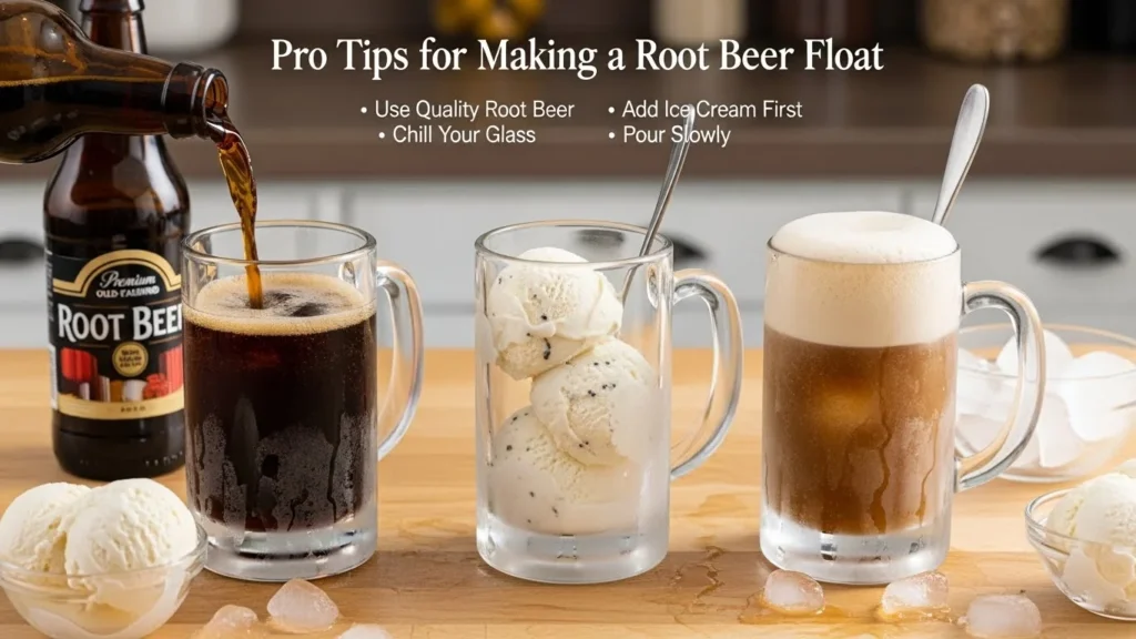 Pro tips for making the perfect root beer float.