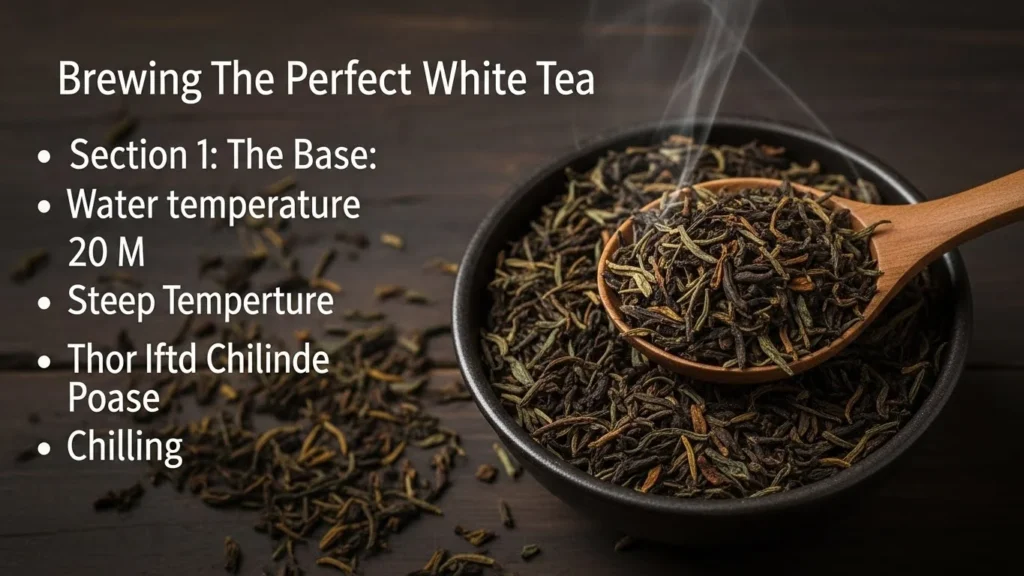 Pro tips for making the perfect White Tea Shot.